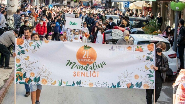 Seferihisar’da turuncu şenlik