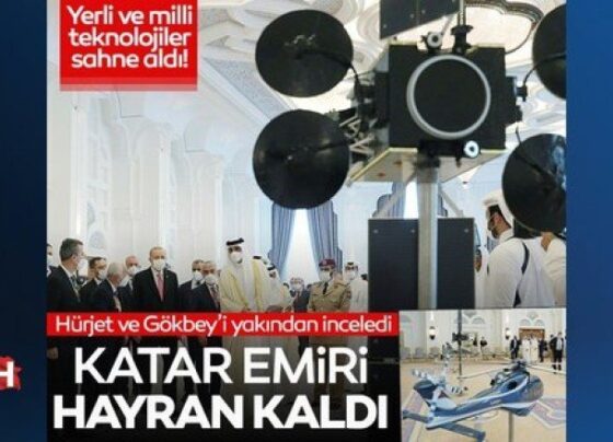 Yerli ve milli teknolojilerimiz sahne aldı! Katar Emiri Al Sani, Hürjet ve Gökbey’i yakından inceledi – Sabah