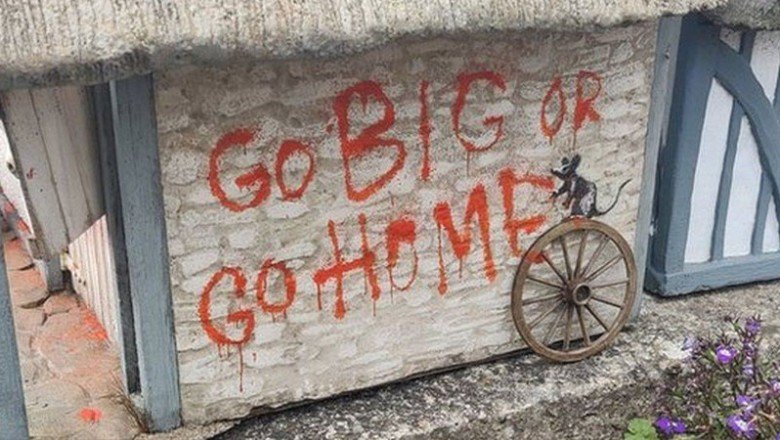 Banksy’nin minyatür ahırı 18 milyon TL’ye satıldı