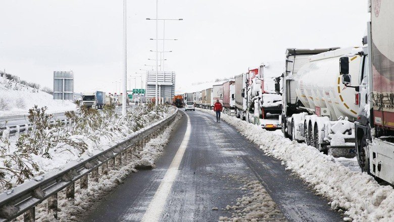 Tır ve kamyonların İstanbul’a girişine izin veriliyor
