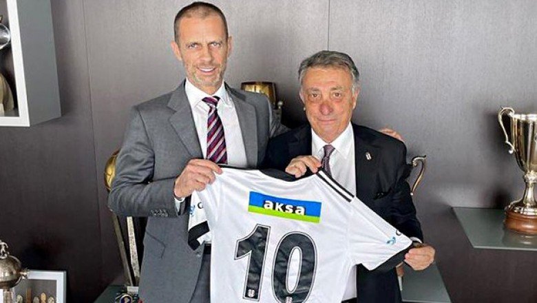 Ahmet Nur Çebi’den UEFA Başkanı Aleksander Ceferin’e ziyaret