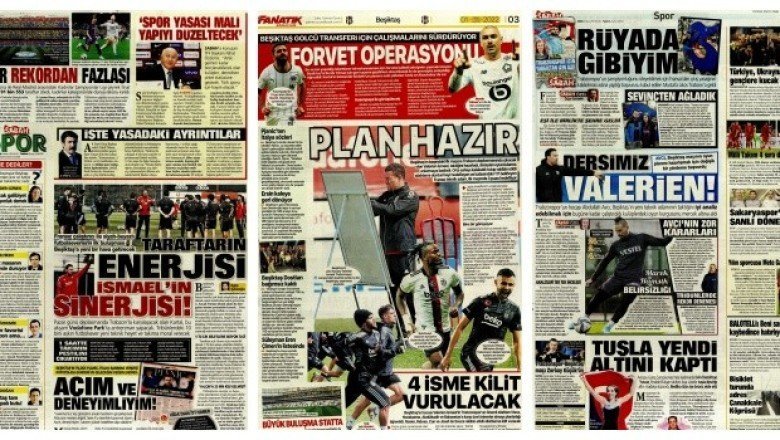 Spor manşetleri (1 Nisan 2022)