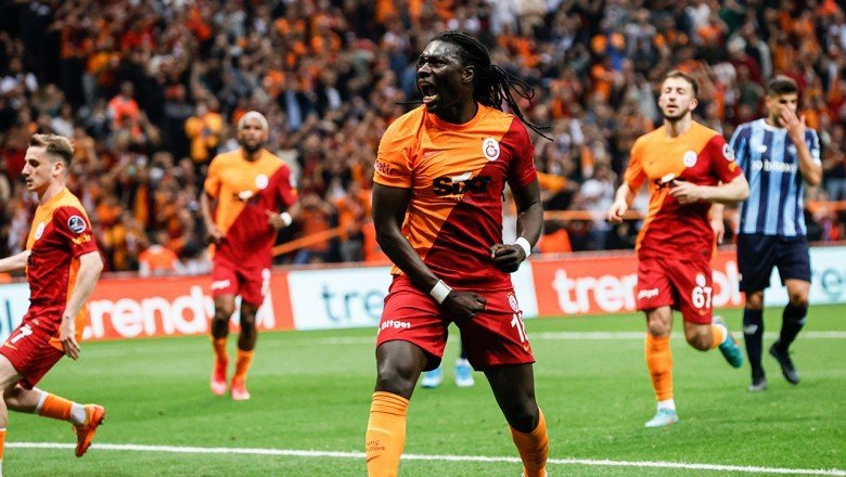 Adana Demirspor’u deviren Galatasaray taraftarına galibiyetle veda etti