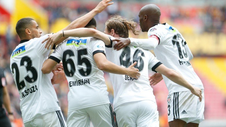 Beşiktaş geriye düştüğü maçta Kayserispor’u 3-2 mağlup etti