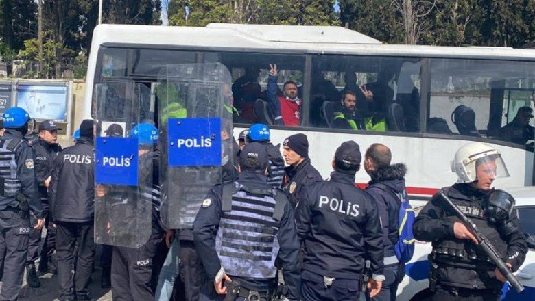 Mecidiyeköy’den Taksim’e yürümek isteyen eylemcilere müdahale