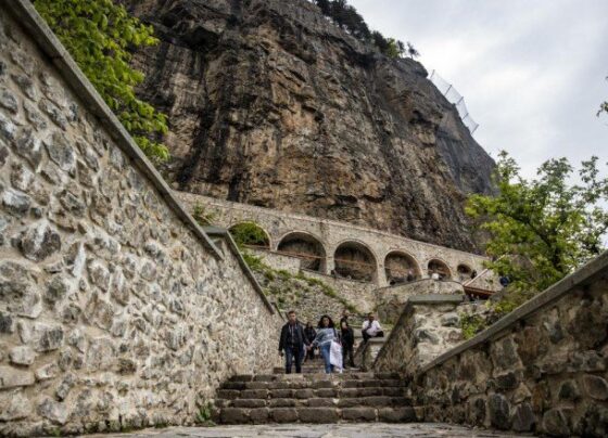 Sümela Manastırı’na ziyaretçi akını