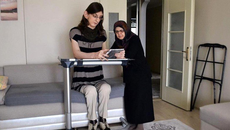 Dünyanın en uzun boylu kadını THY ile uçacak