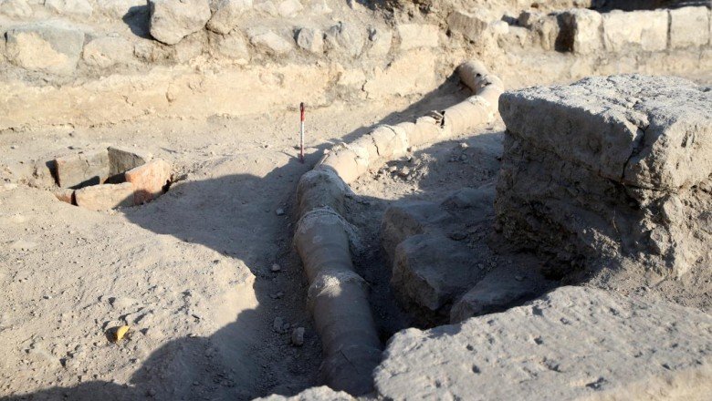 Keykubadiye Sarayı’ndaki 800 yıllık su kanalları gün yüzüne çıkarılıyor
