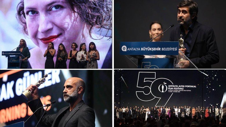 Altın Portakal Film Festivali’nde Gezi tutukluları, Boğaziçi direnişi, İran’daki protestolar unutulmadı; Çiğdem Mater ayakta alkışlandı