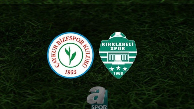 Rizespor – Kırklarelispor maçı ne zaman, saat kaçta ve hangi kanalda? | Ziraat Türkiye Kupası