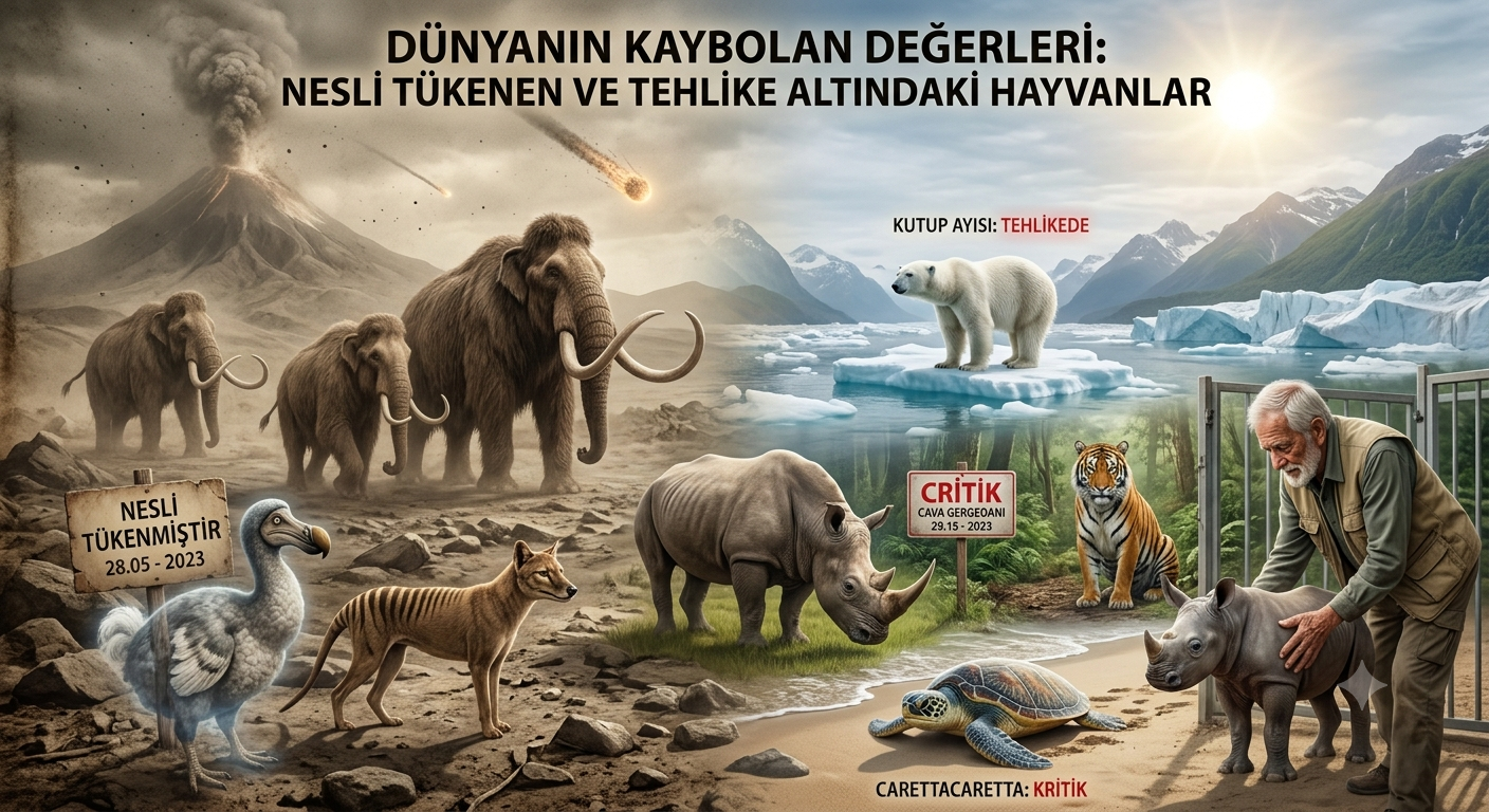 Nesli tükenen hayvanlar hangileridir?