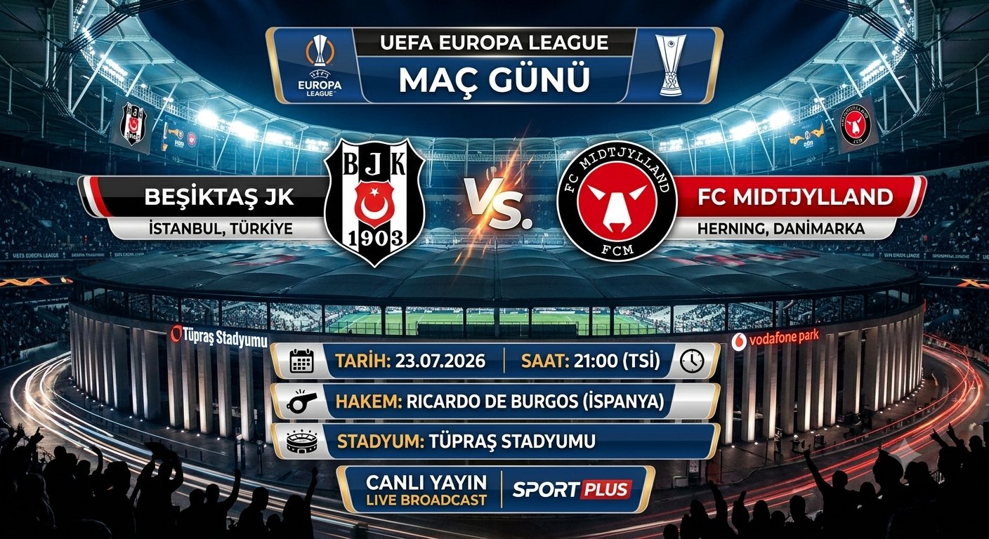 Beşiktaş – Midtjylland Maçı Hangi Kanalda, Saat Kaçta? UEFA Avrupa Ligi Canlı İzle