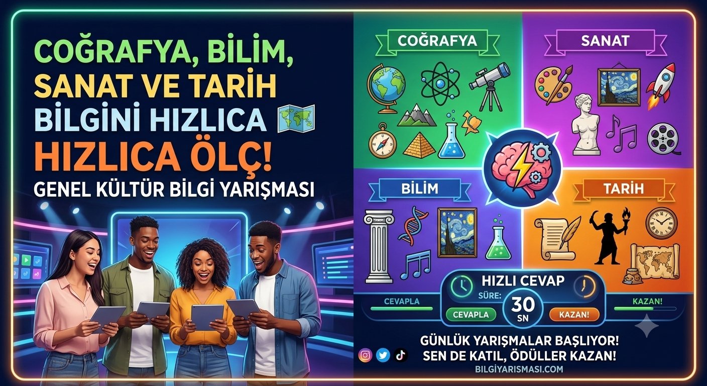 5 Soruda Genel Kültür Meydan Okuması