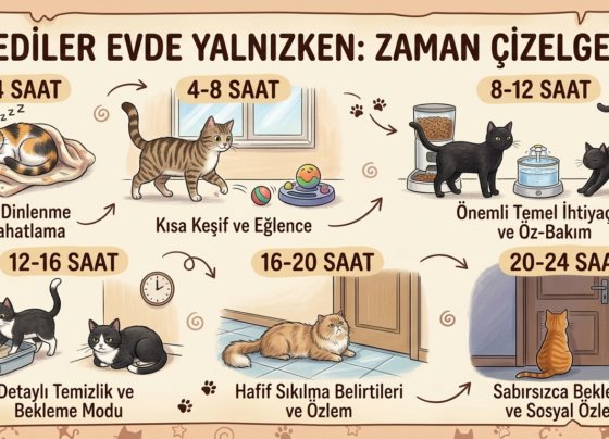 Kediler Evde Tek Başına Kaç Saat Kalabilir