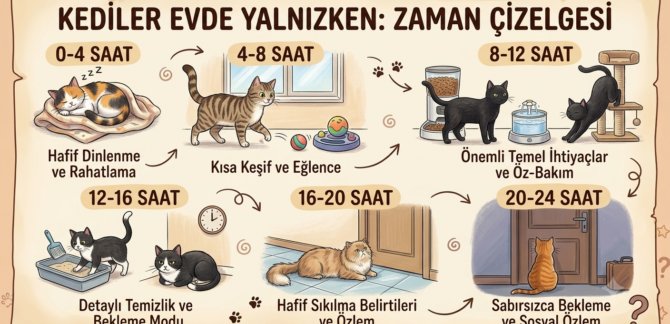 Kediler Evde Tek Başına Kaç Saat Kalabilir? - Kediler Evde Tek Başına Kaç Saat Kalabilir